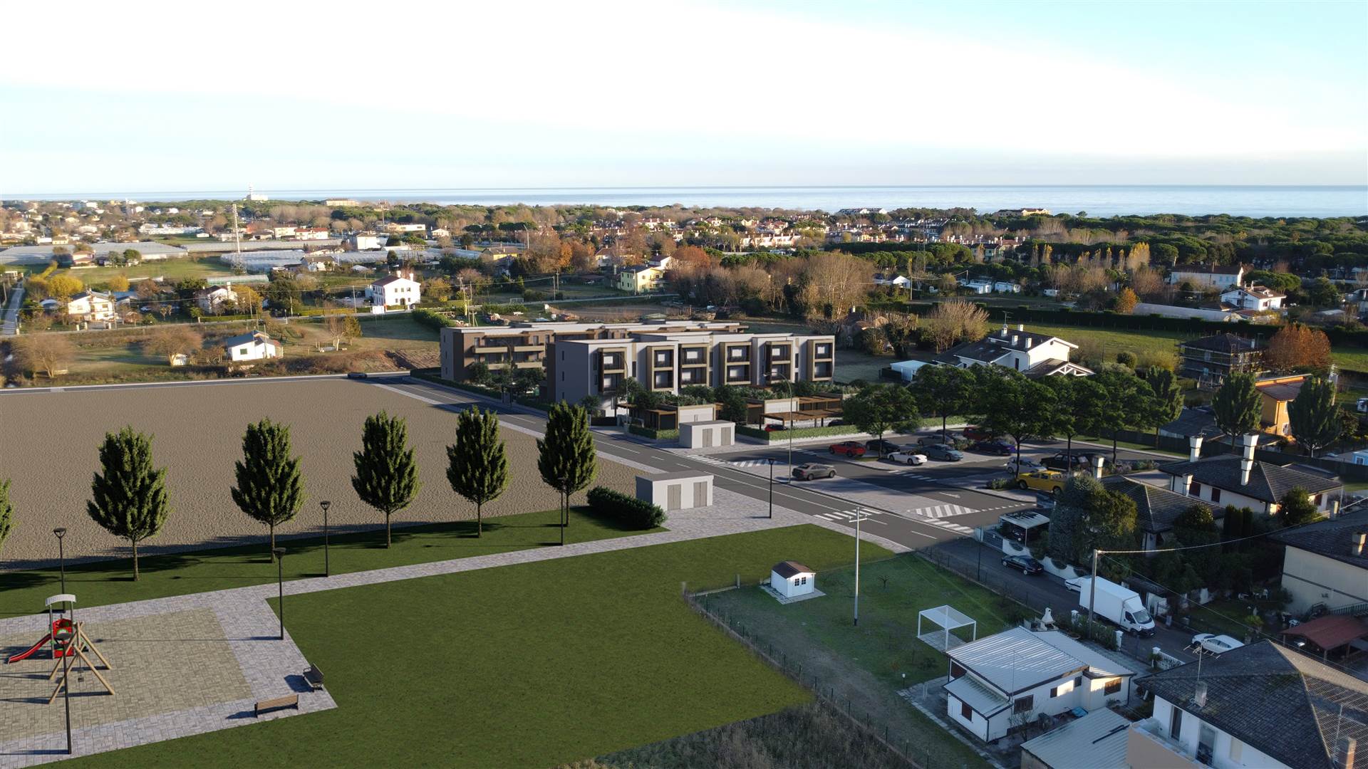 Enula Village - quadrilocale al piano terra