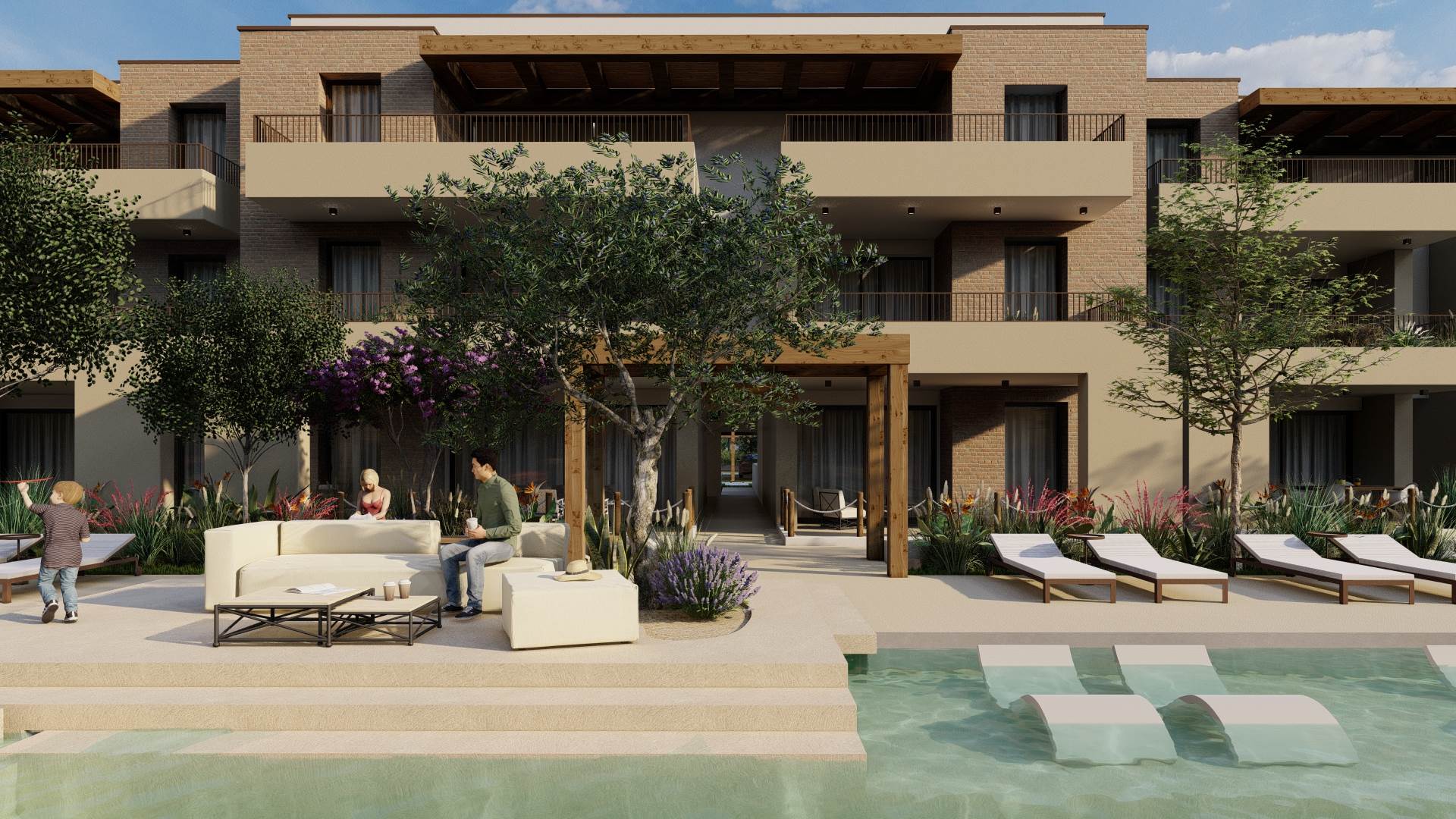 Enula Village: trilocale al secondo piano