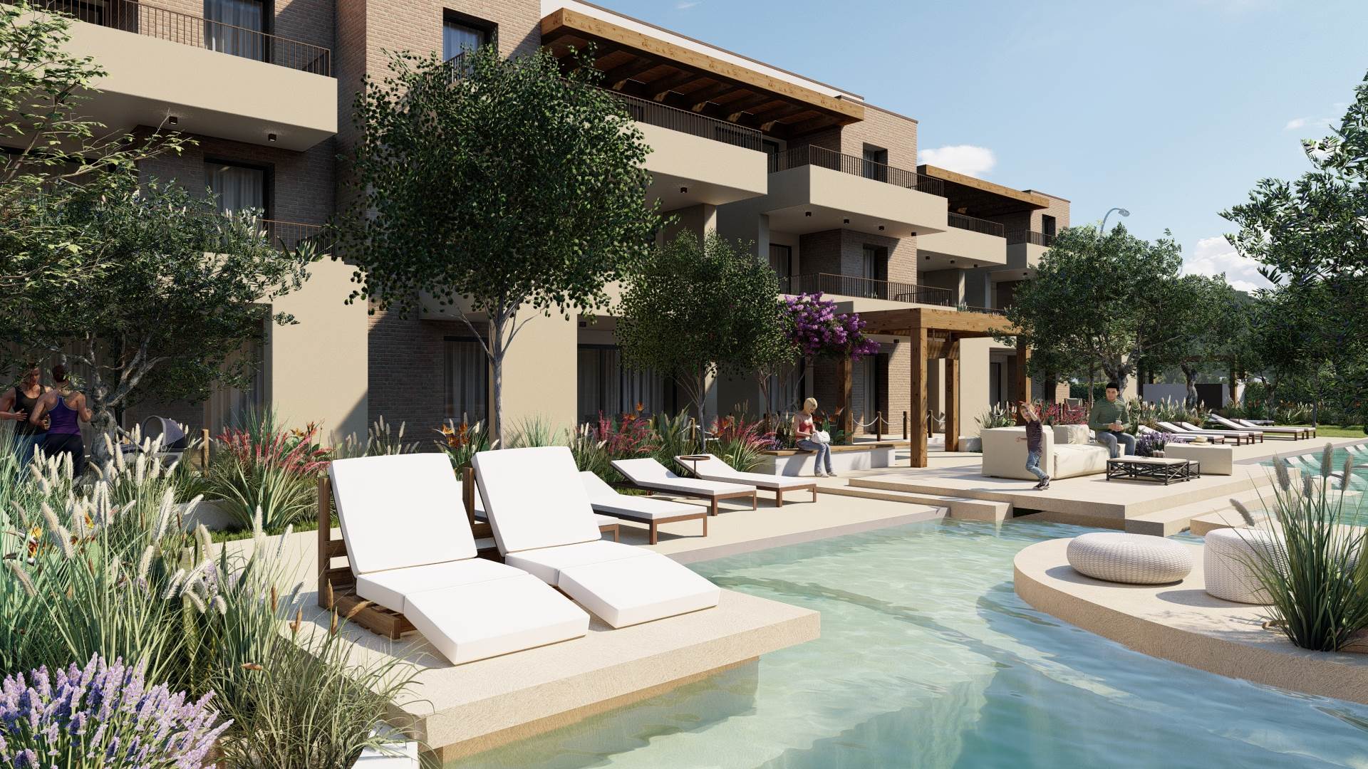 Enula Village: trilocale al secondo piano