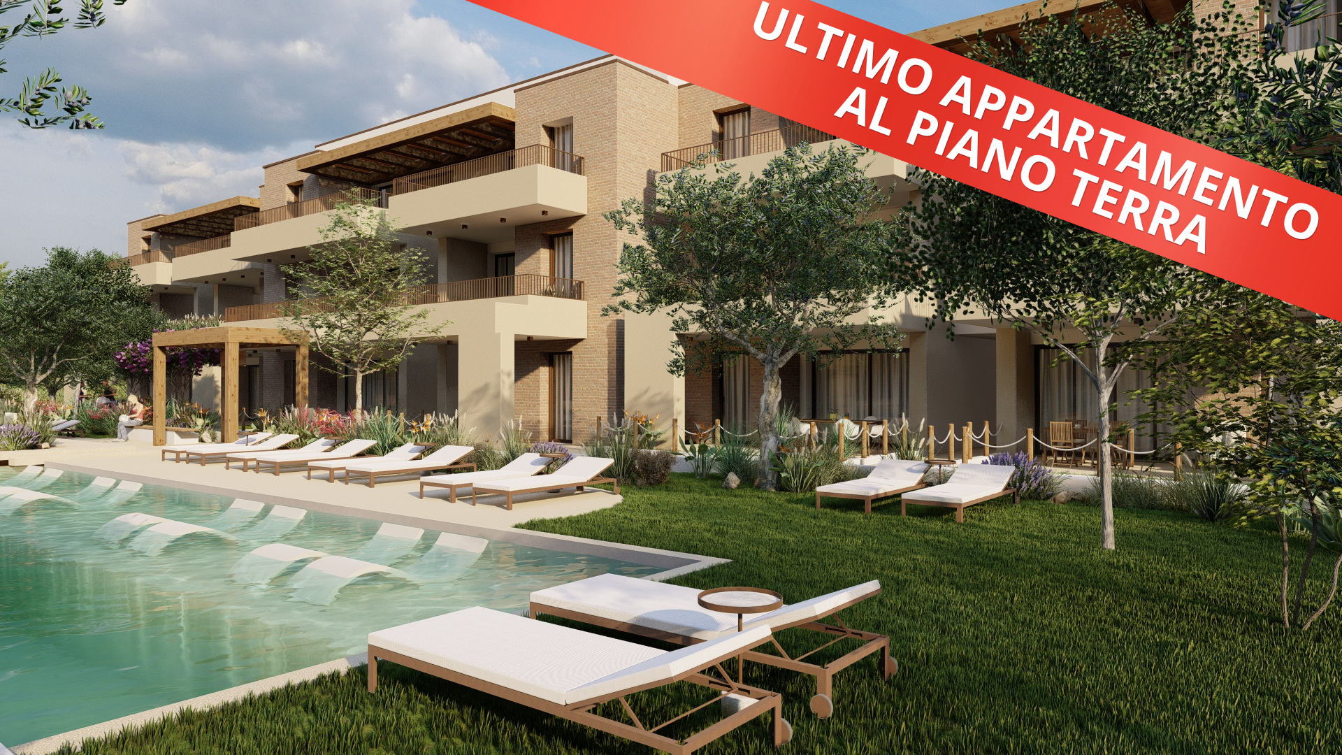 Enula Village - Trilocale al piano terra