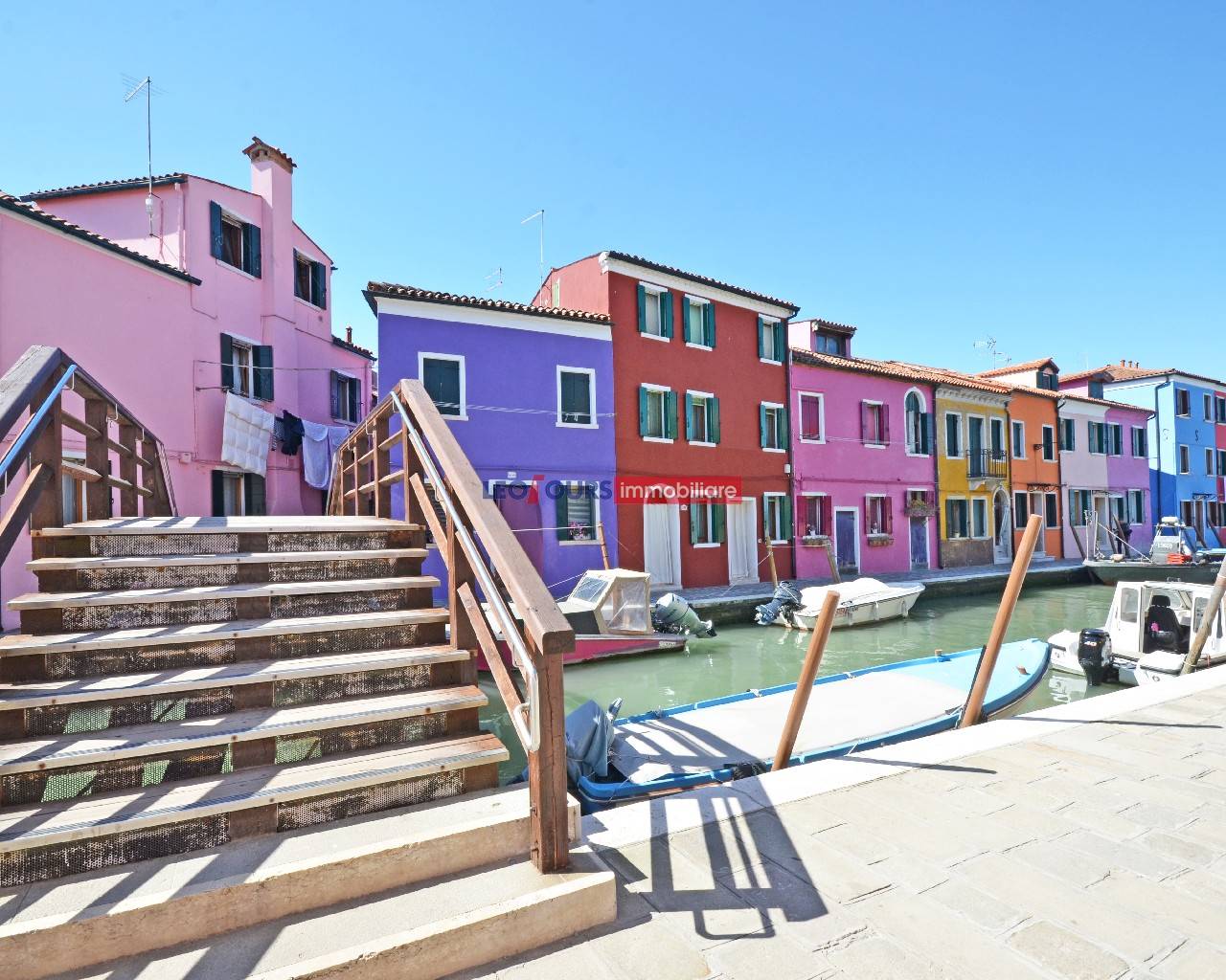 Splendid, completely renovated terraced house in Burano, Venice