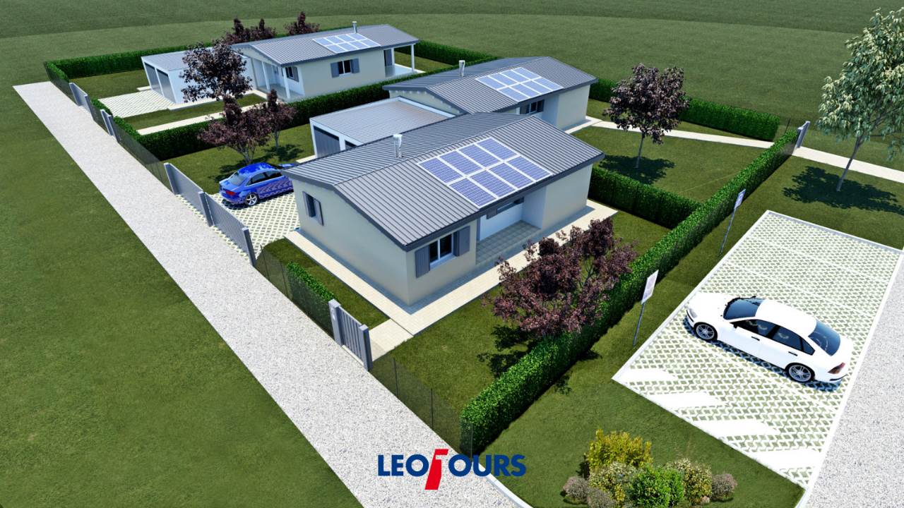 Projekt für den Bau von 3 Einheiten in der Via Madrid