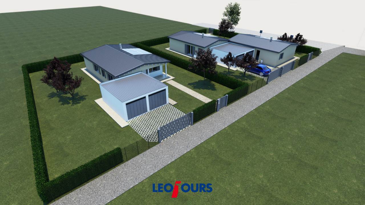 Projekt für den Bau von 3 Einheiten in der Via Madrid